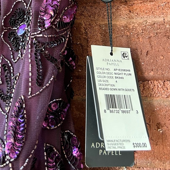 Adrianna Papell Beaded Gown - Picture 5 of 7